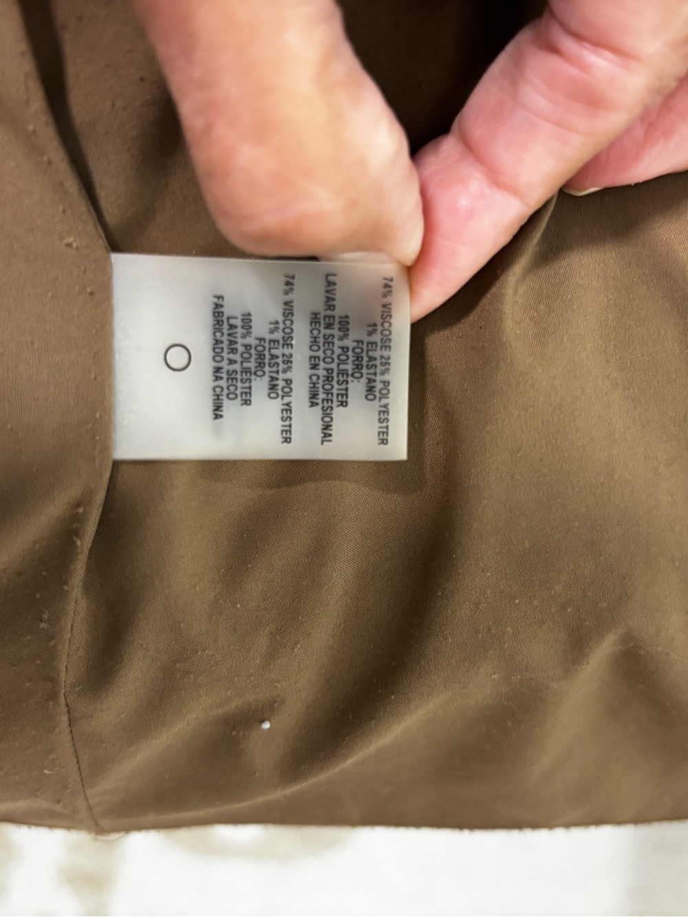 Elie Tahari Tan suit 10/8 - Picture 7 of 16
